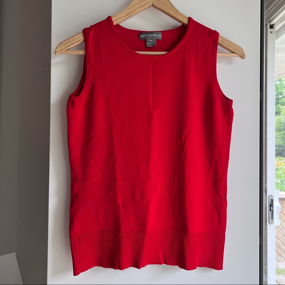 Beechers Brook red tank top